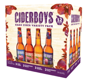 Ciderboys Hard Cider Variety Pack 12 Bottles Fall